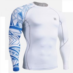 "Tribal Azul" - Camiseta...